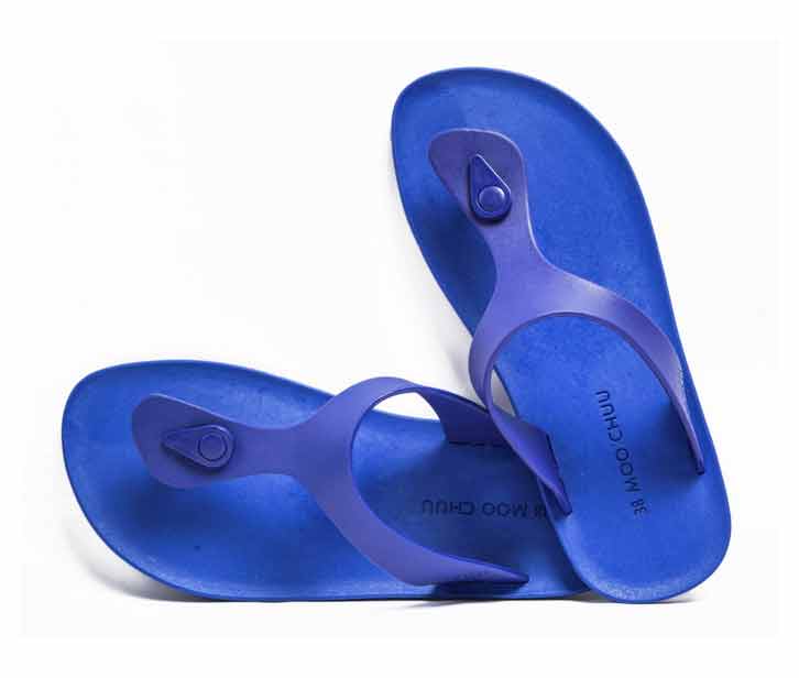 Candy blue sole blue strap
